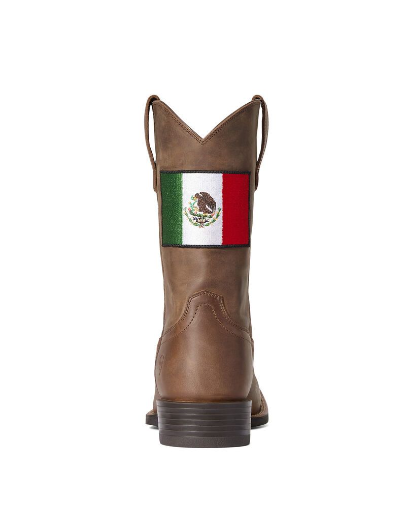 Botas Occidentales Ariat Deporte Orgullo Mexicano Ii Marrom | DZW372504