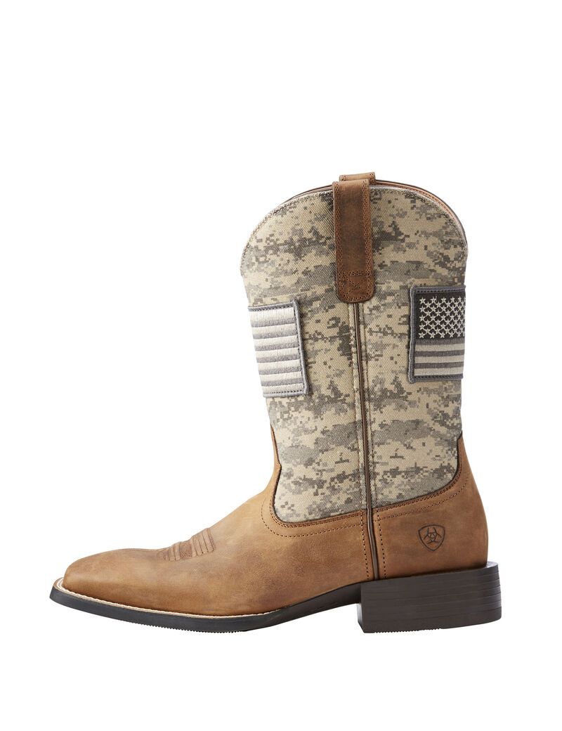 Botas Occidentales Ariat Deporte Patriot Marrom | WRL938461