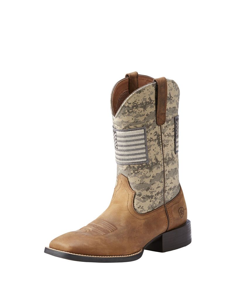 Botas Occidentales Ariat Deporte Patriot Marrom | WRL938461