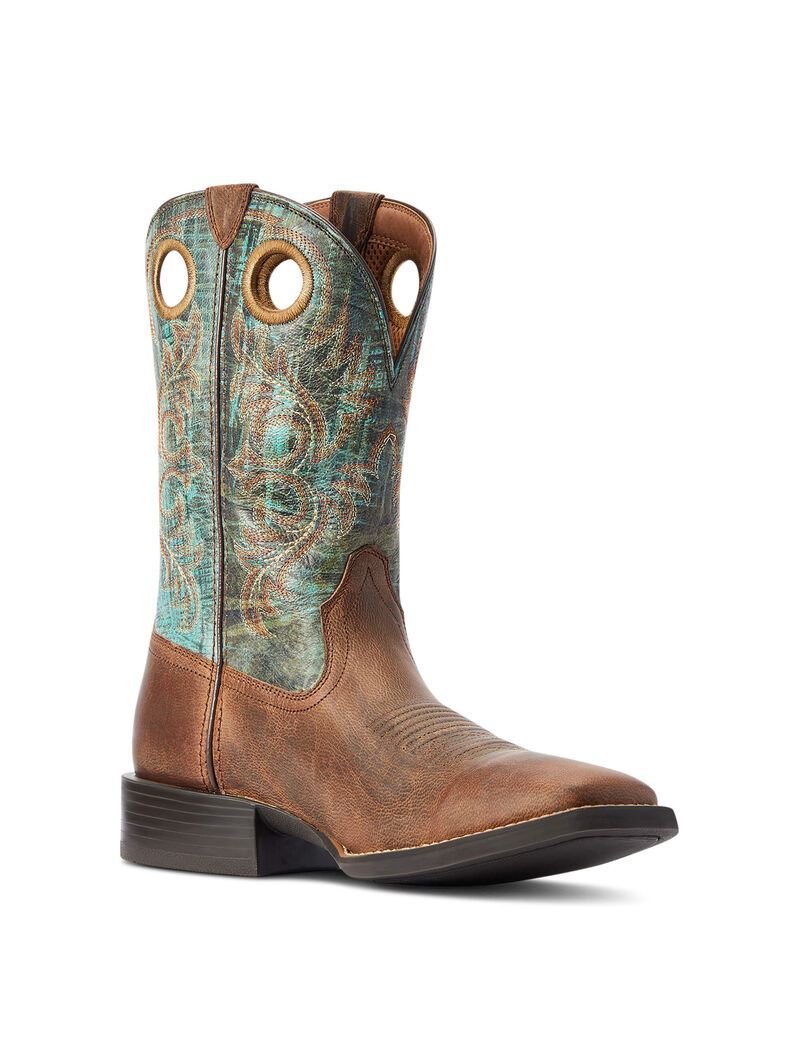 Botas Occidentales Ariat Deporte Rodeo Marrom | LDF935167