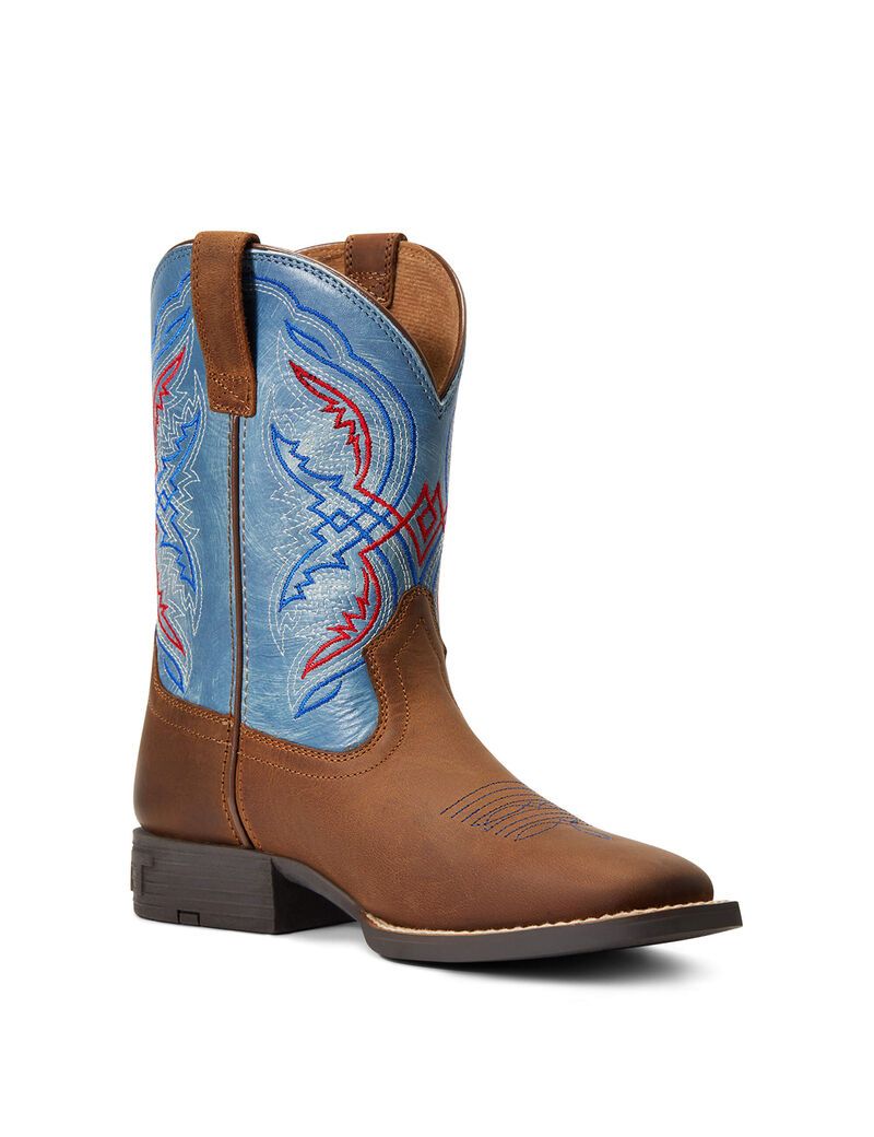 Botas Occidentales Ariat Double Kicker Marrom | COY723480