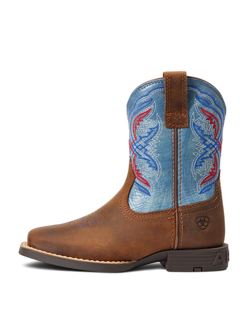 Botas Occidentales Ariat Double Kicker Marrom | LFT617923