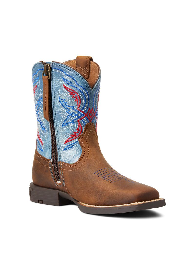 Botas Occidentales Ariat Double Kicker Marrom | LFT617923