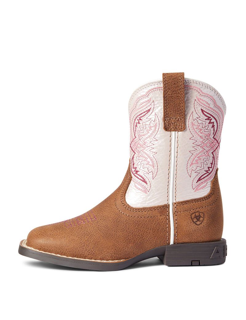 Botas Occidentales Ariat Double Kicker Marrom | RNF265901