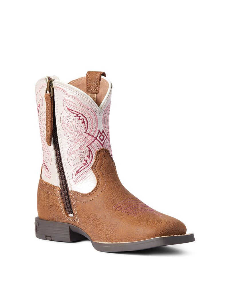 Botas Occidentales Ariat Double Kicker Marrom | RNF265901