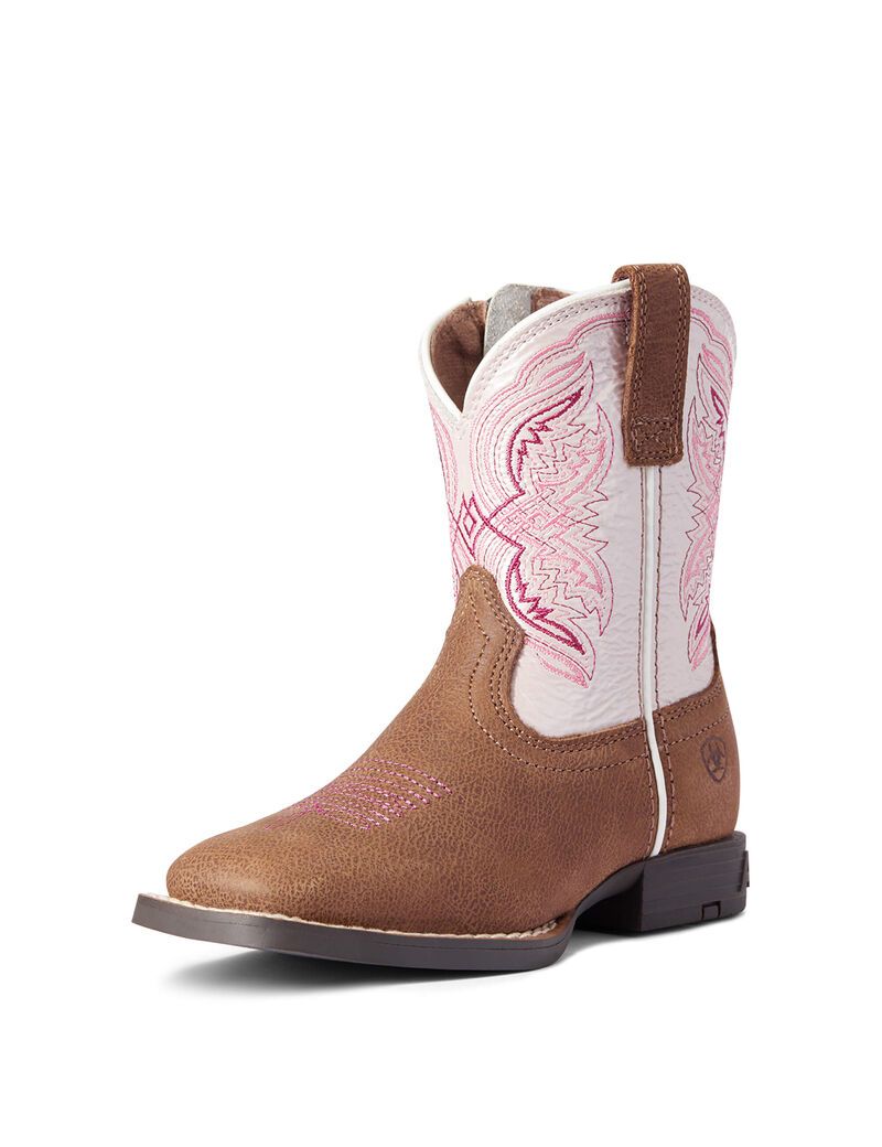 Botas Occidentales Ariat Double Kicker Marrom | RNF265901