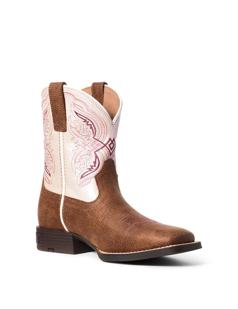 Botas Occidentales Ariat Double Kicker Marrom | UYP182069