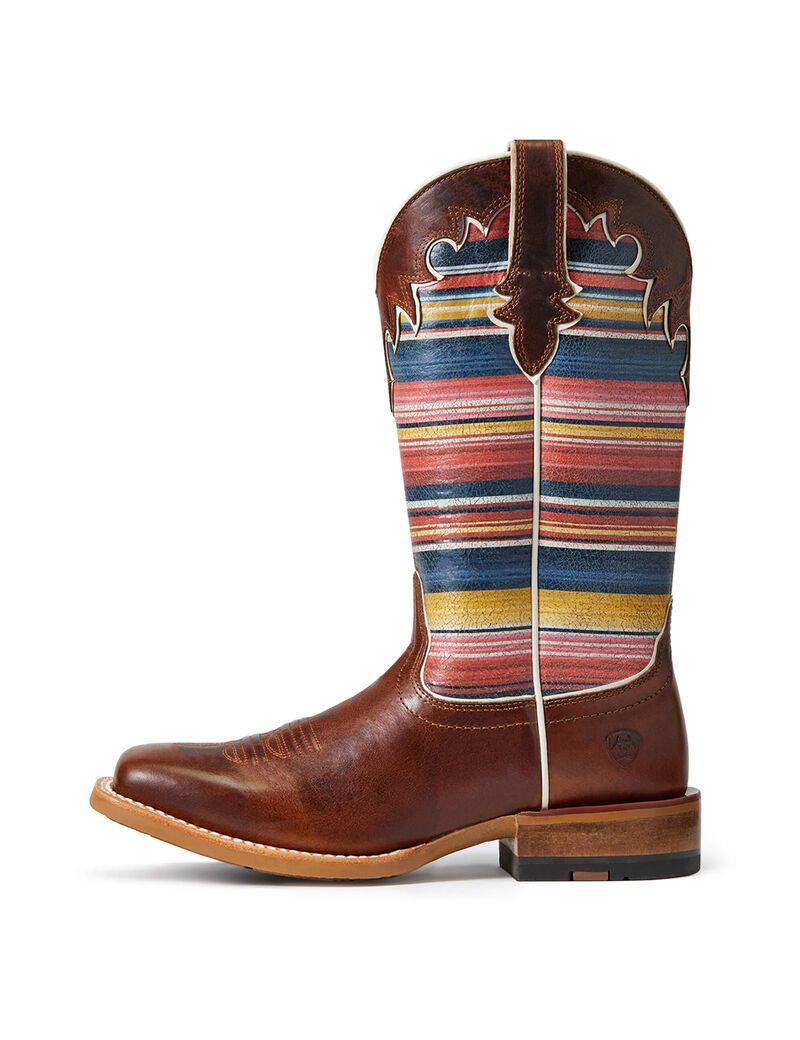 Botas Occidentales Ariat Fiona Marrom | ZCK726498