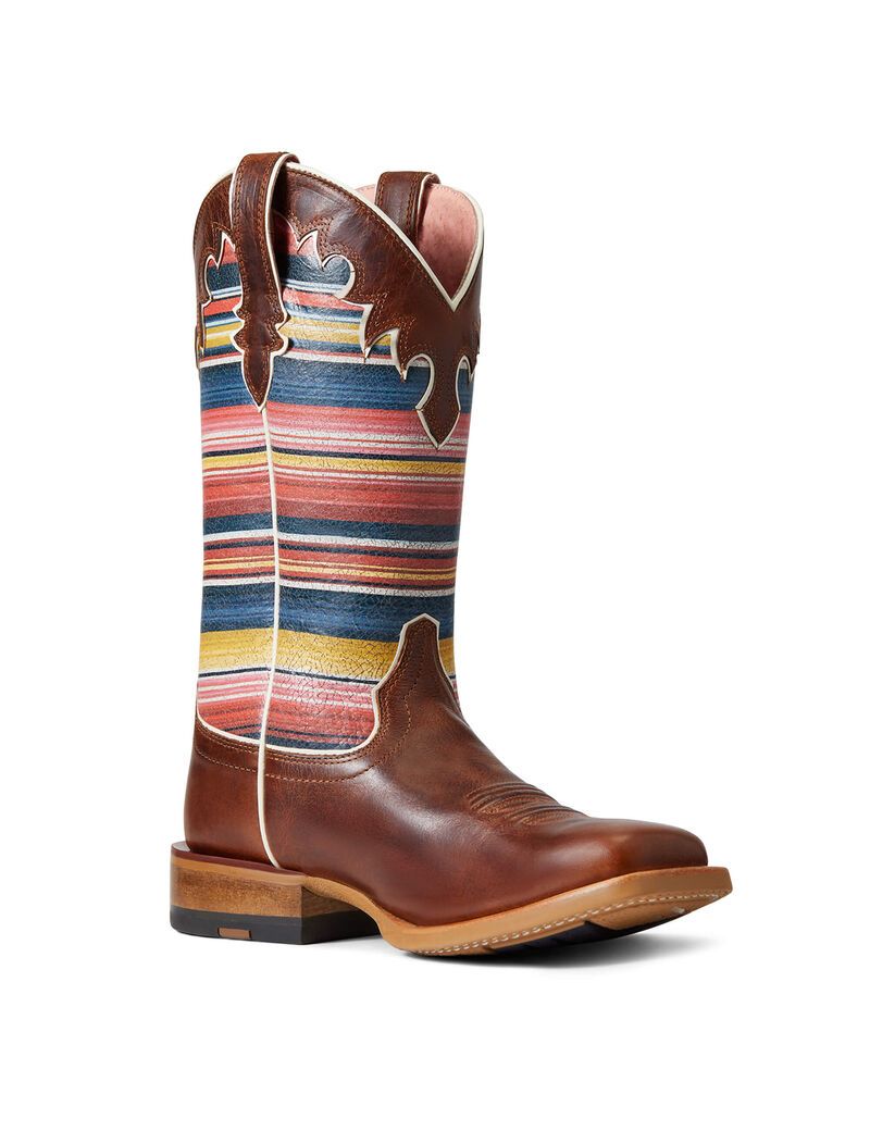 Botas Occidentales Ariat Fiona Marrom | ZCK726498