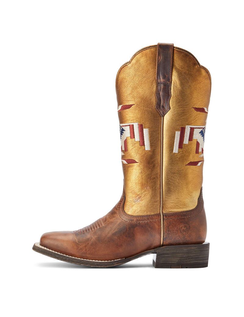 Botas Occidentales Ariat Frontier Thunderbird Chimayo Marrom | DEA187230