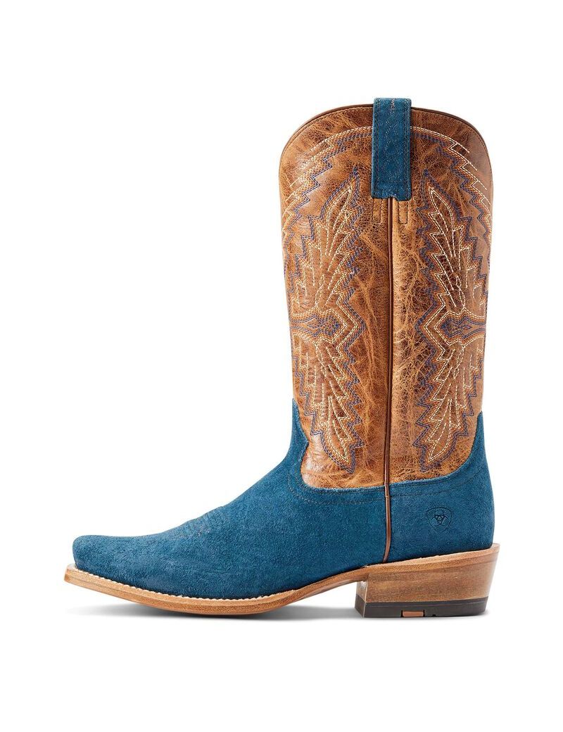 Botas Occidentales Ariat Futurity Showman Grises Azules | VFZ407983