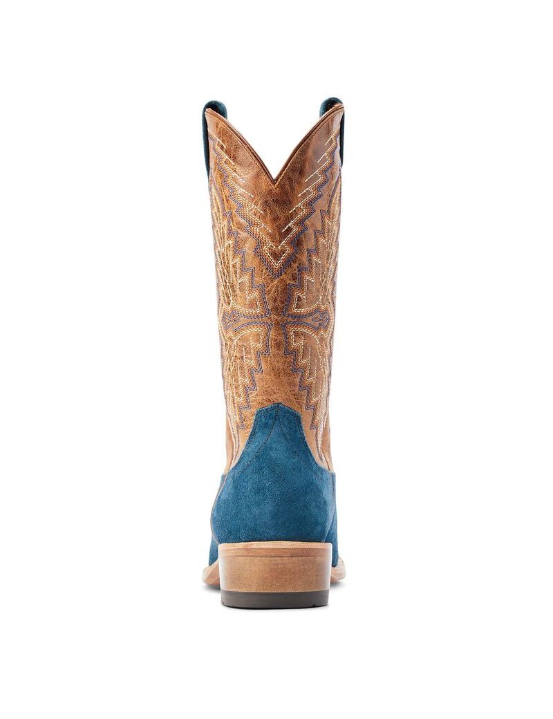 Botas Occidentales Ariat Futurity Showman Grises Azules | VFZ407983