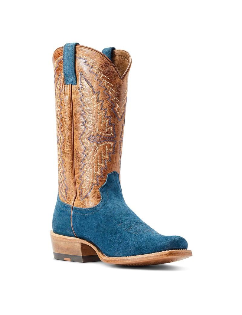 Botas Occidentales Ariat Futurity Showman Grises Azules | VFZ407983