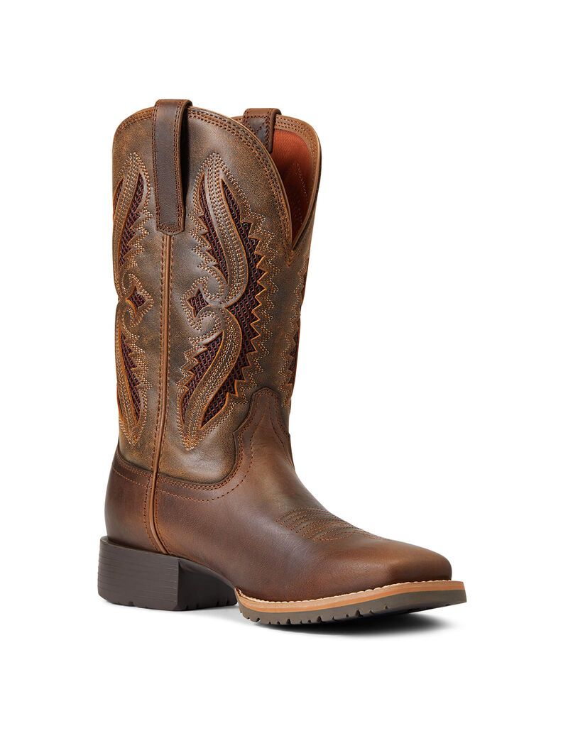 Botas Occidentales Ariat Híbrido Rancher Venttek 360 Marrom | JLO286504