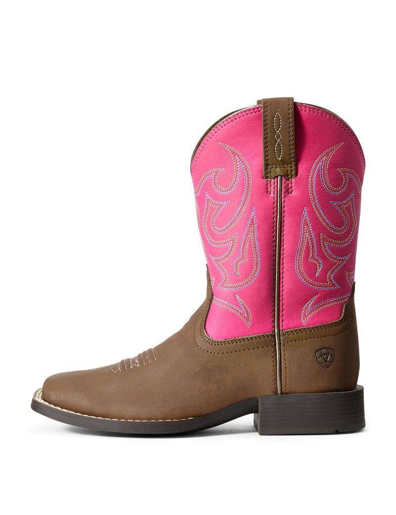 Botas Occidentales Ariat Jr Champ Marrom | AYQ879321