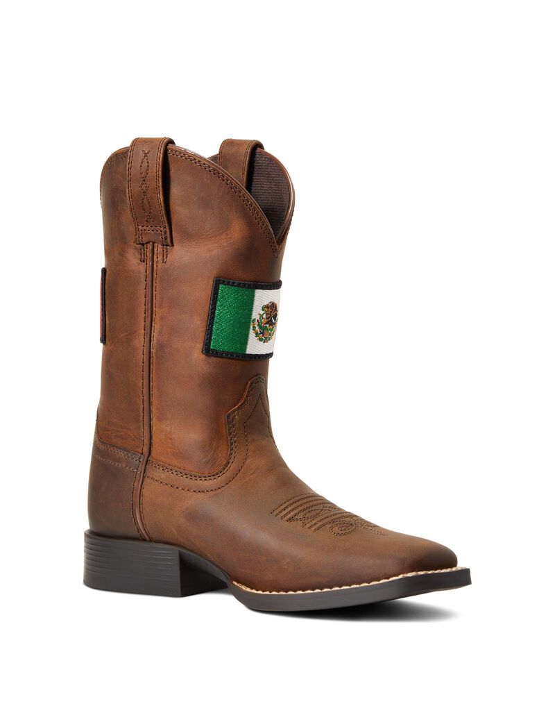 Botas Occidentales Ariat Orgullo Mexicano Ii Marrom | NQV406178