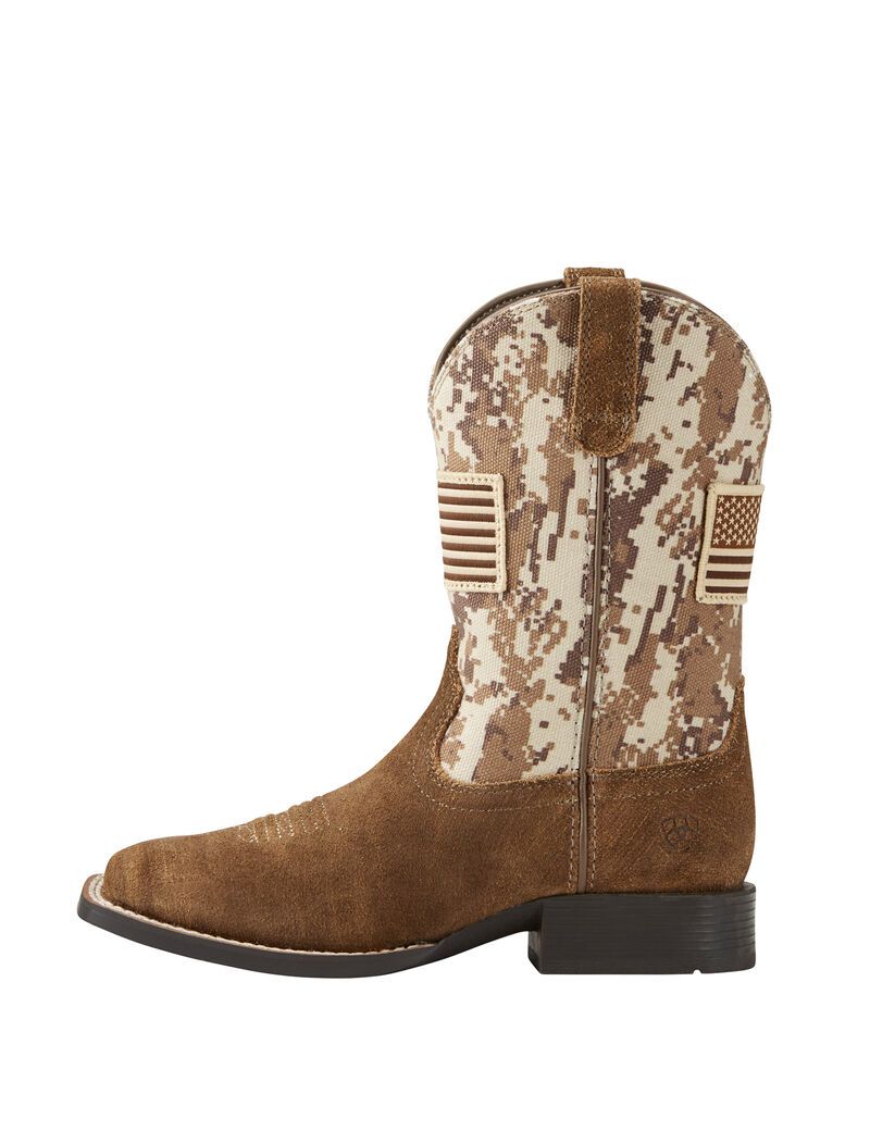 Botas Occidentales Ariat Patriot Beige Marrom Camuflados | MCD617890