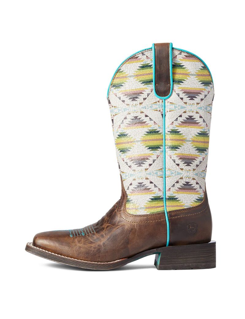 Botas Occidentales Ariat Pendleton Circuit Savanna Marrom | JVP864172