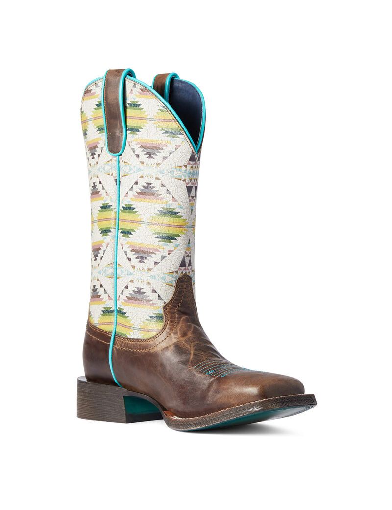 Botas Occidentales Ariat Pendleton Circuit Savanna Marrom | JVP864172