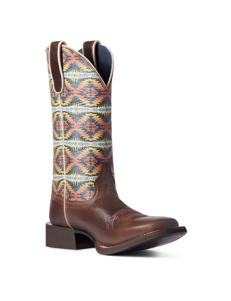 Botas Occidentales Ariat Pendleton Circuit Savanna Multicolor | QVT902518