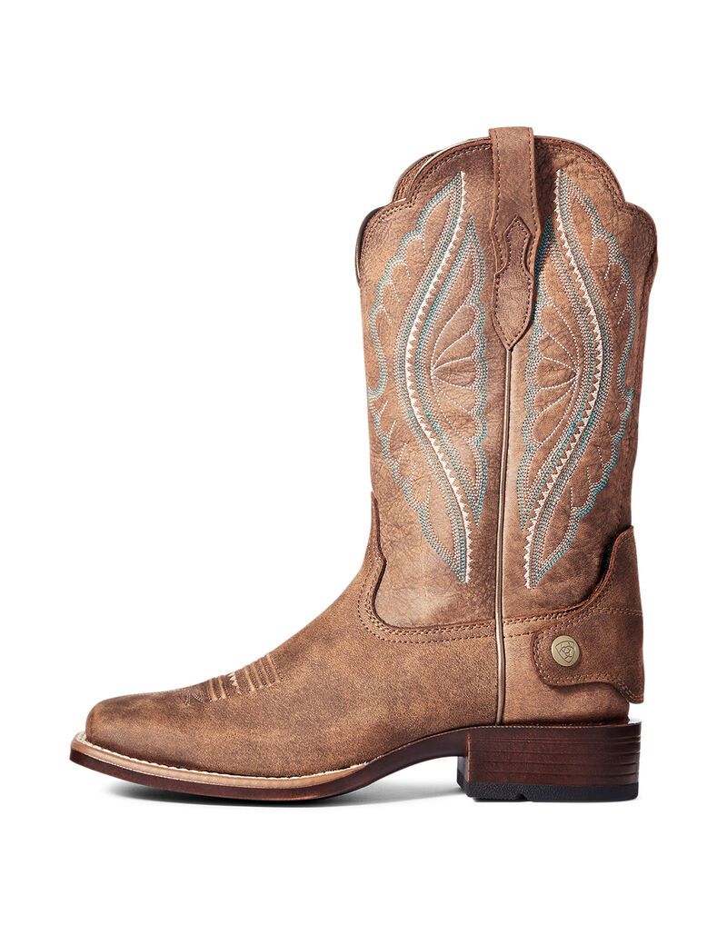 Botas Occidentales Ariat Primetime Ez Zip Marrom | YMN410357