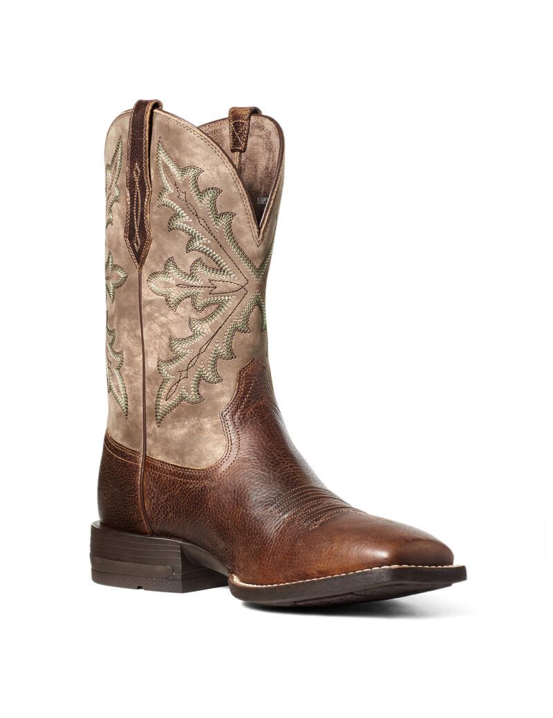 Botas Occidentales Ariat Qualifier Marrom | VPG874635