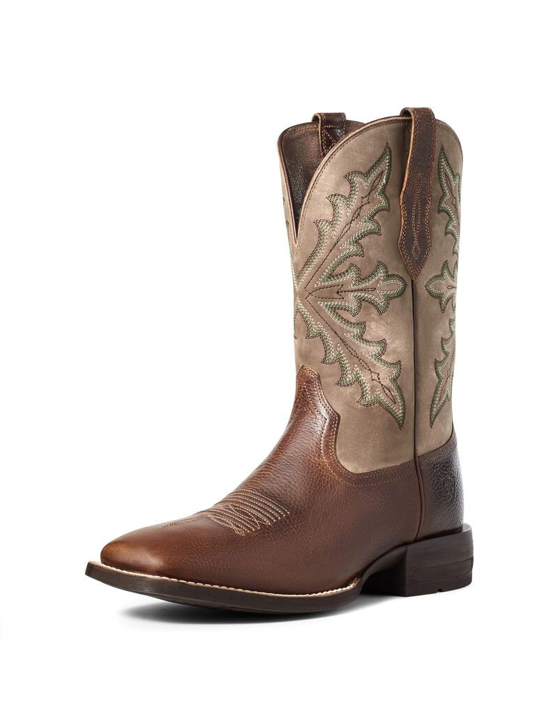 Botas Occidentales Ariat Qualifier Marrom | VPG874635