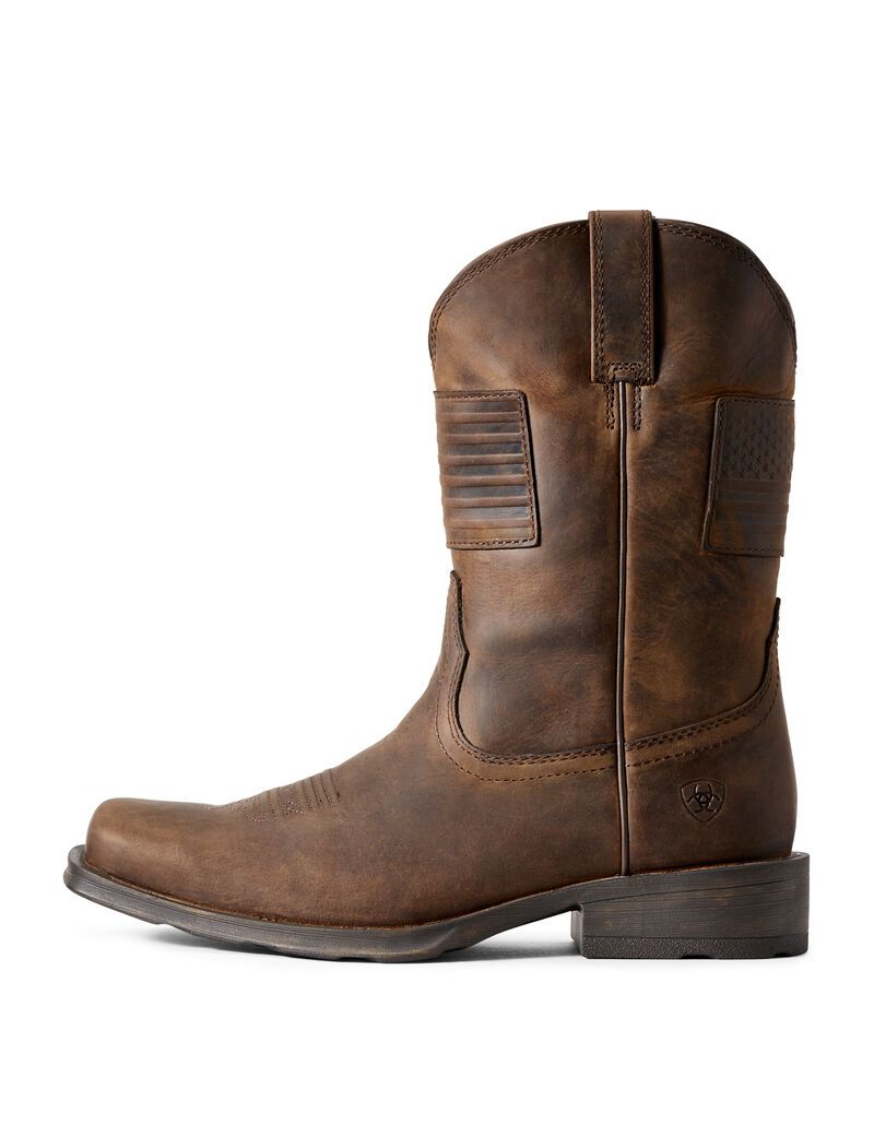 Botas Occidentales Ariat Rambler Patriot Marrom | XGS507342