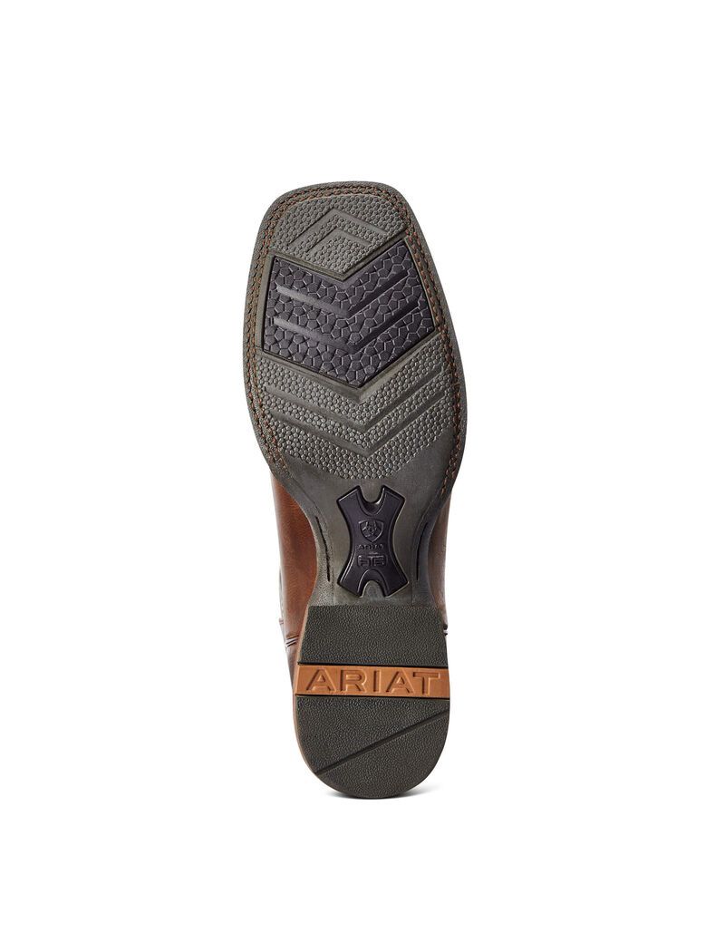 Botas Occidentales Ariat Ridin High Marrom | TEU702359