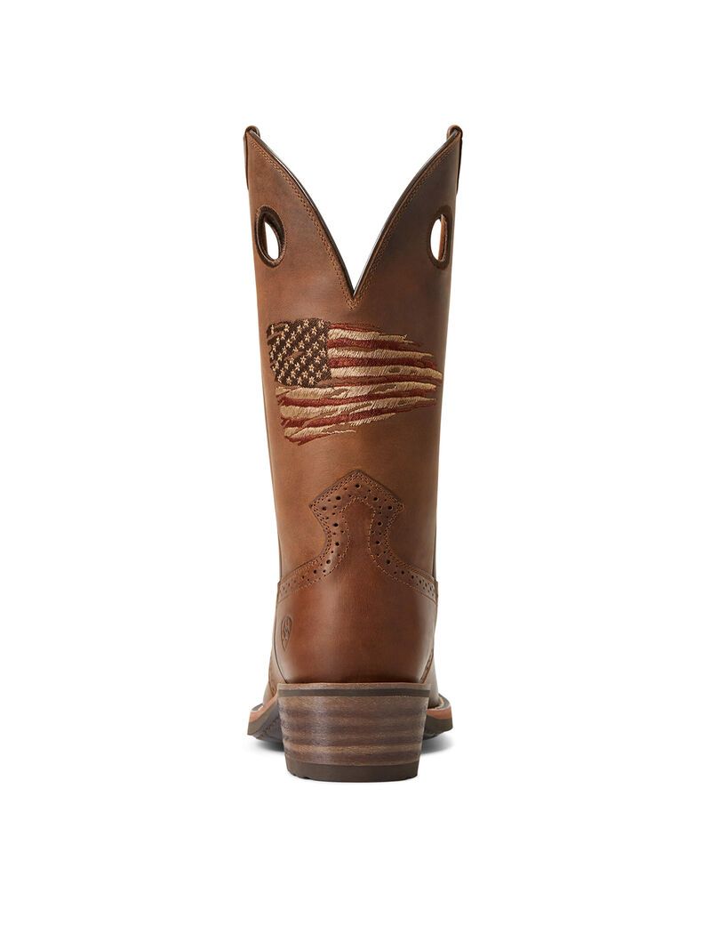 Botas Occidentales Ariat Roughstock Patriot Marrom | LTI589607