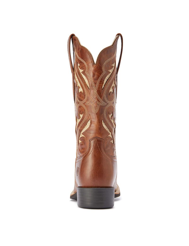 Botas Occidentales Ariat Round Up Bliss Marrom | BME076594