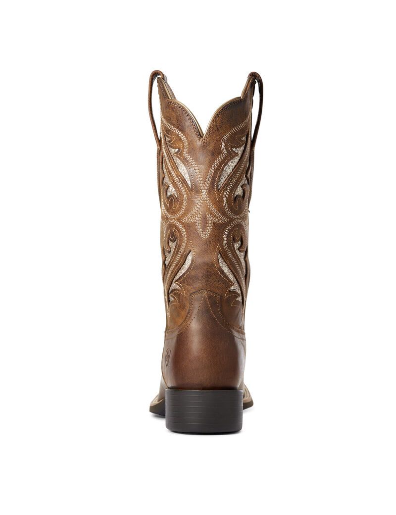 Botas Occidentales Ariat Round Up Bliss Marrom | FDE356720