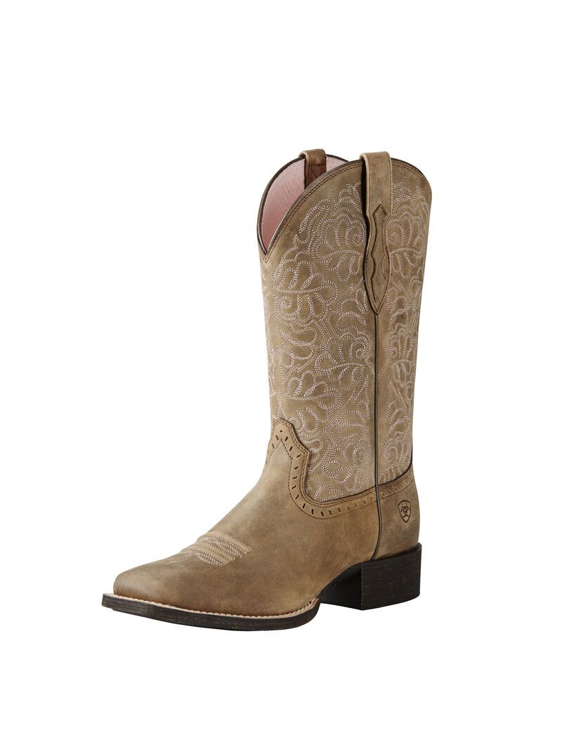 Botas Occidentales Ariat Round Up Remuda Marrom | BFN608593