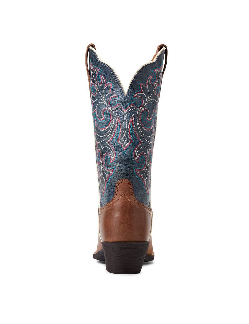 Botas Occidentales Ariat Round Up Square Puntera Marrom | MWH524960