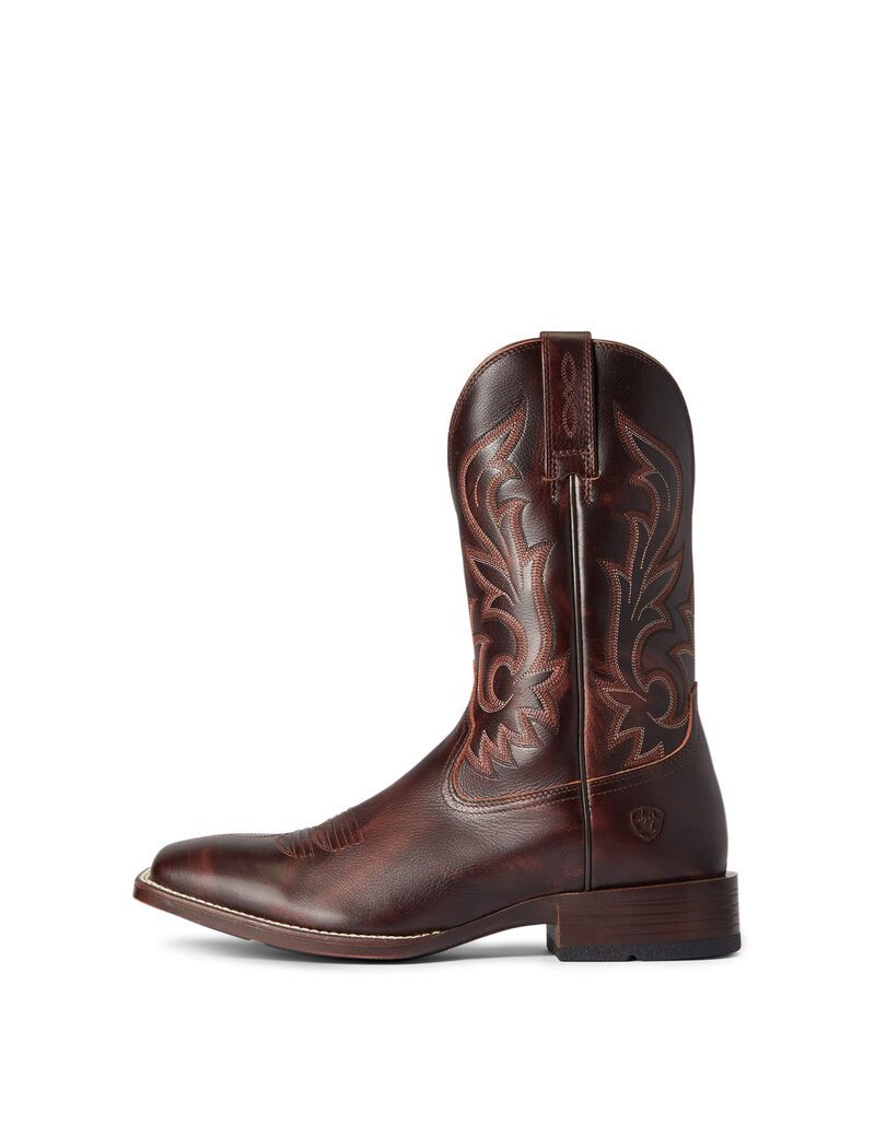 Botas Occidentales Ariat Slim Zip Ultra Rojos Marrom | NXB890463