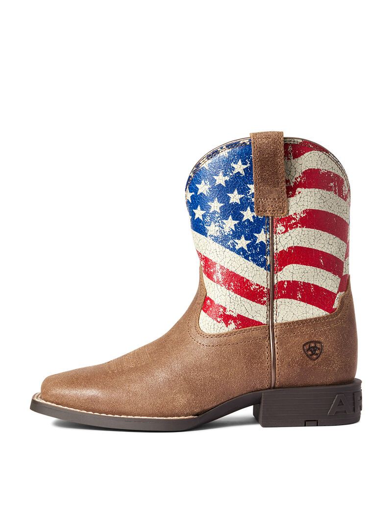 Botas Occidentales Ariat Stars And Stripes Marrom | KXF710825