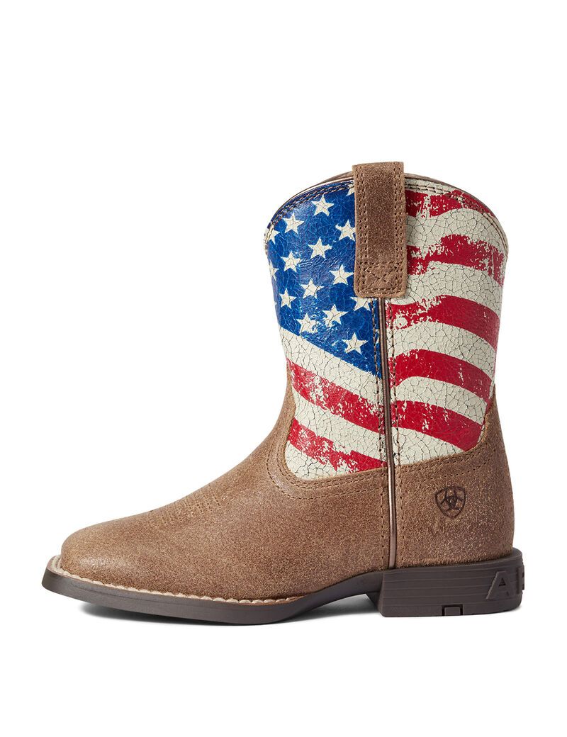 Botas Occidentales Ariat Stars And Stripes Marrom | ZIW207485