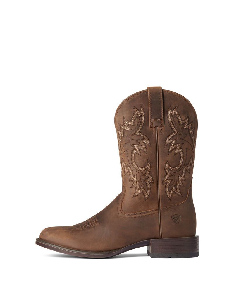 Botas Occidentales Ariat Stockman Ultra Marrom | SVH962073