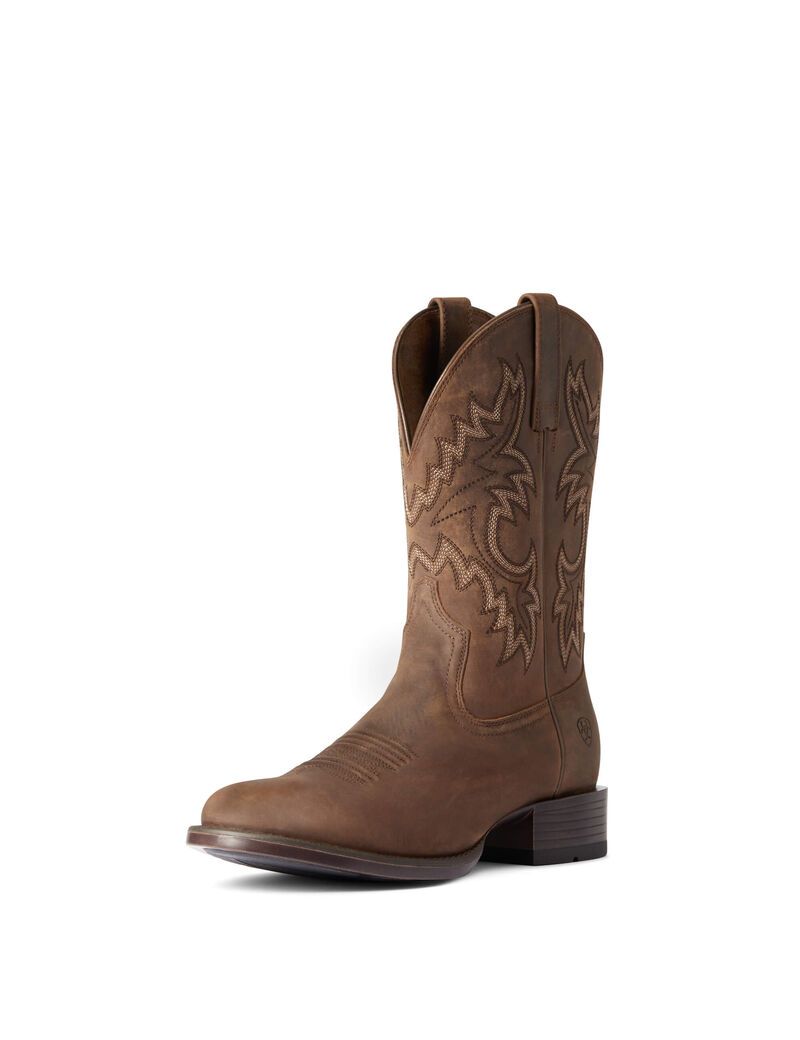 Botas Occidentales Ariat Stockman Ultra Marrom | SVH962073