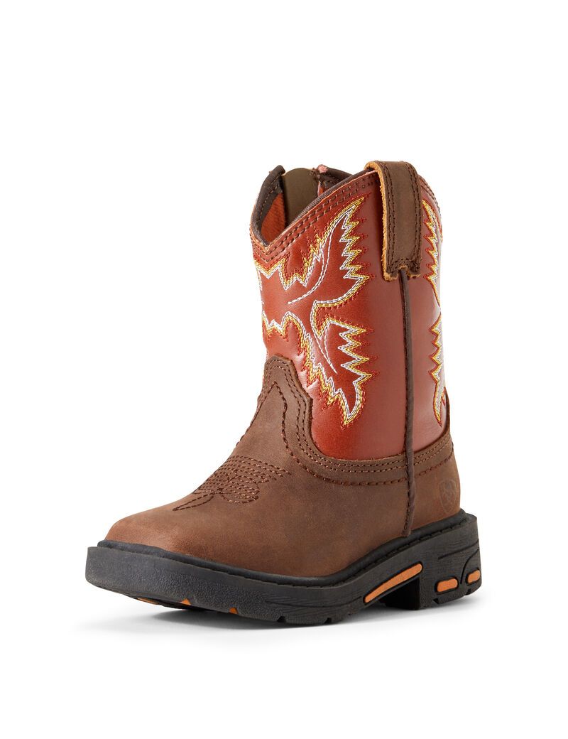 Botas Occidentales Ariat Stompers Chandler Workhog Marrom | IRN987034