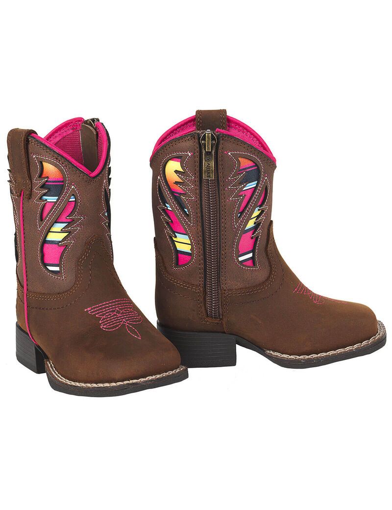 Botas Occidentales Ariat Stompers Flora Marrom | SJK501647