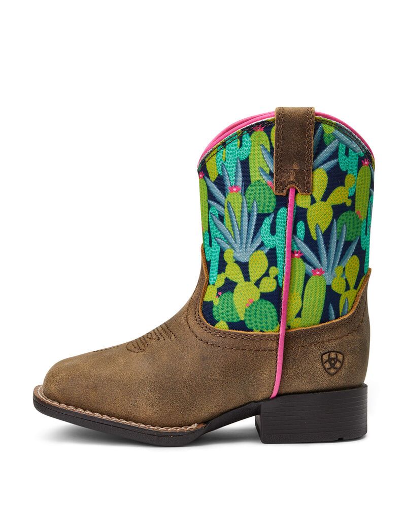 Botas Occidentales Ariat Stompers Roswell Marrom | YIE942083