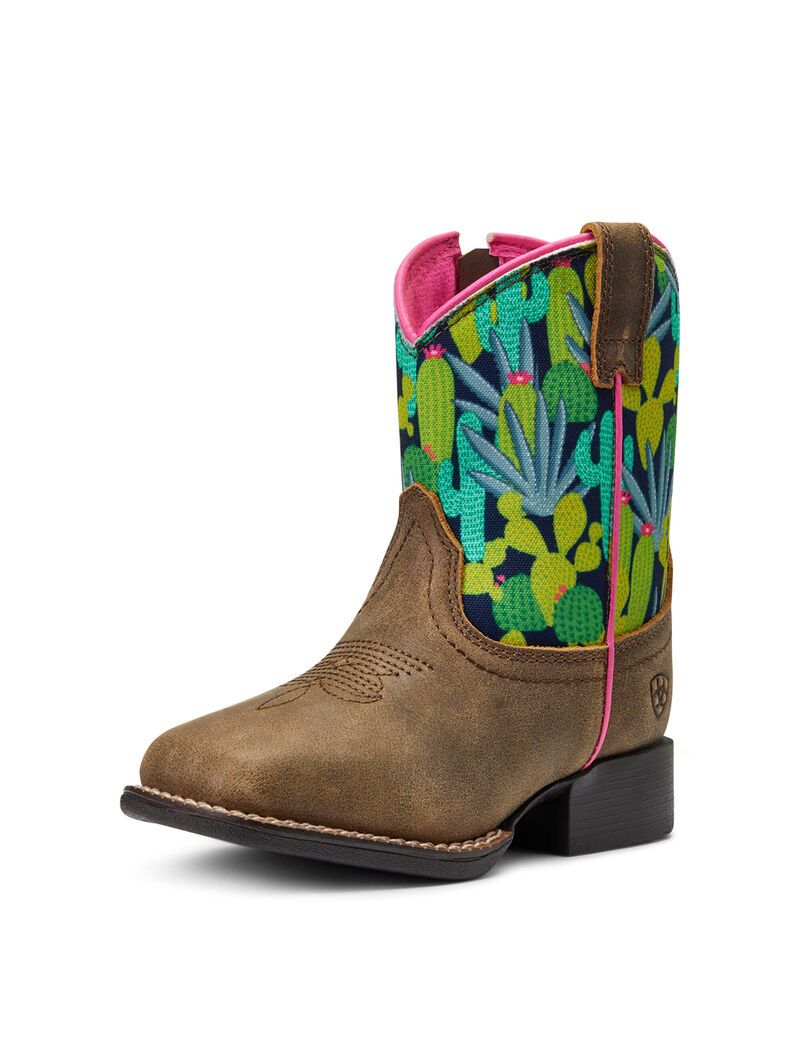 Botas Occidentales Ariat Stompers Roswell Marrom | YIE942083