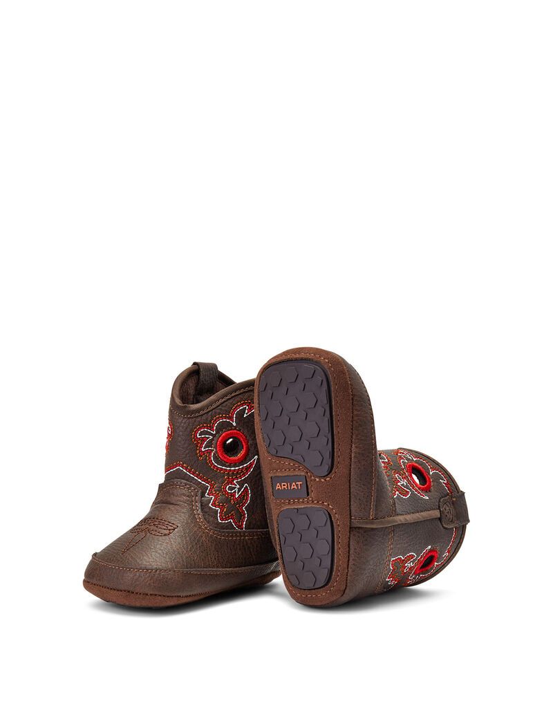 Botas Occidentales Ariat Stompers Rough Stock Marrom | ASM487961