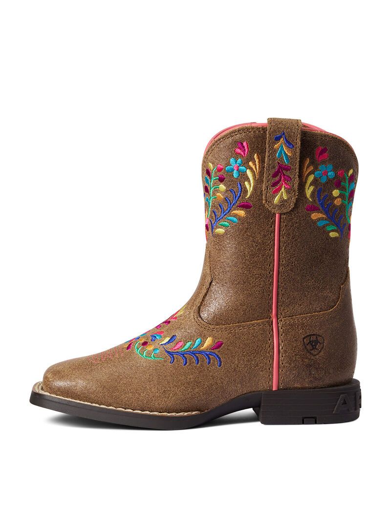 Botas Occidentales Ariat Wild Flower Marrom | LWD530981