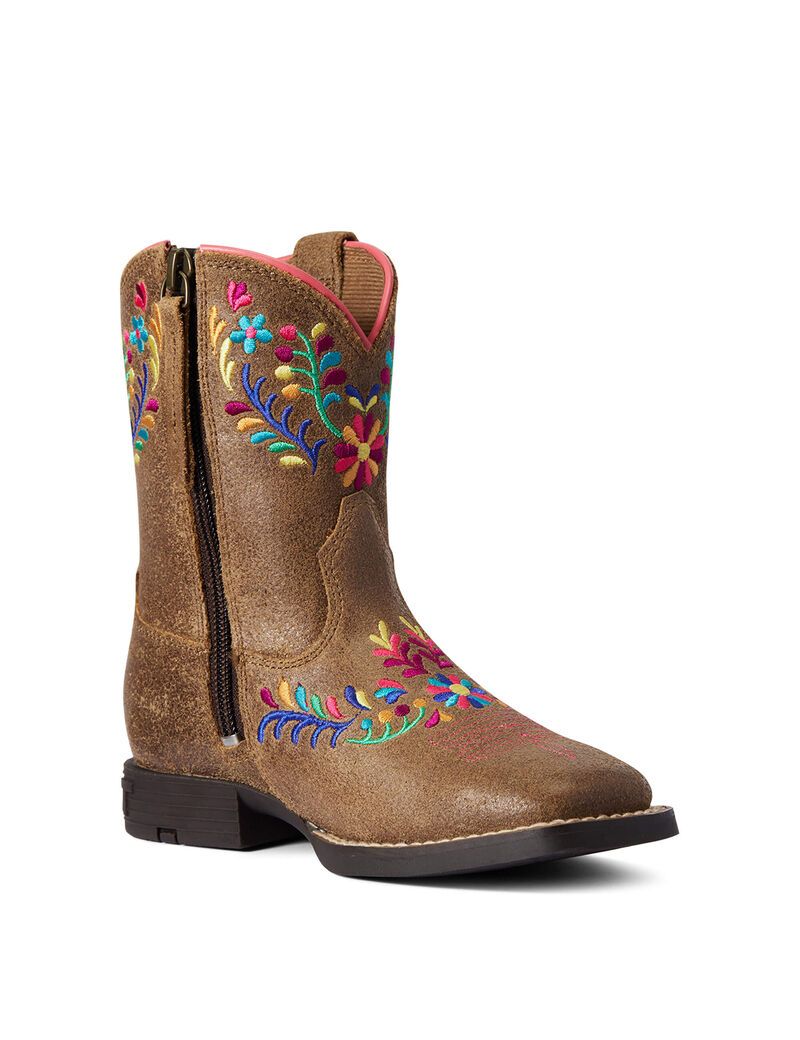 Botas Occidentales Ariat Wild Flower Marrom | LWD530981