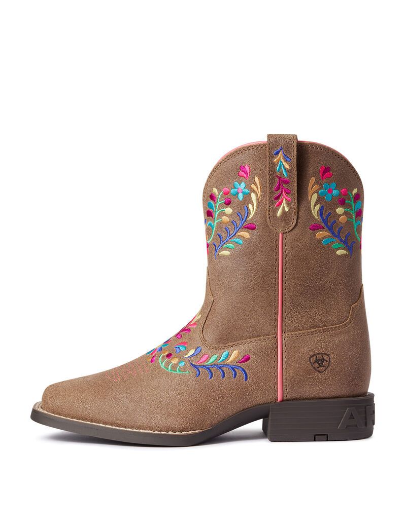 Botas Occidentales Ariat Wild Flower Marrom | TJK817690