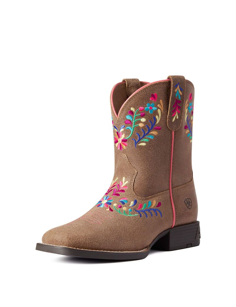 Botas Occidentales Ariat Wild Flower Marrom | TJK817690