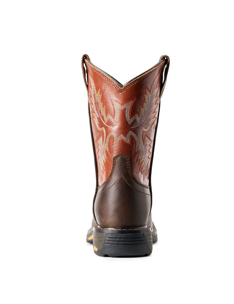 Botas Occidentales Ariat Workhog Anchos Square Puntera Multicolor | EKW421576