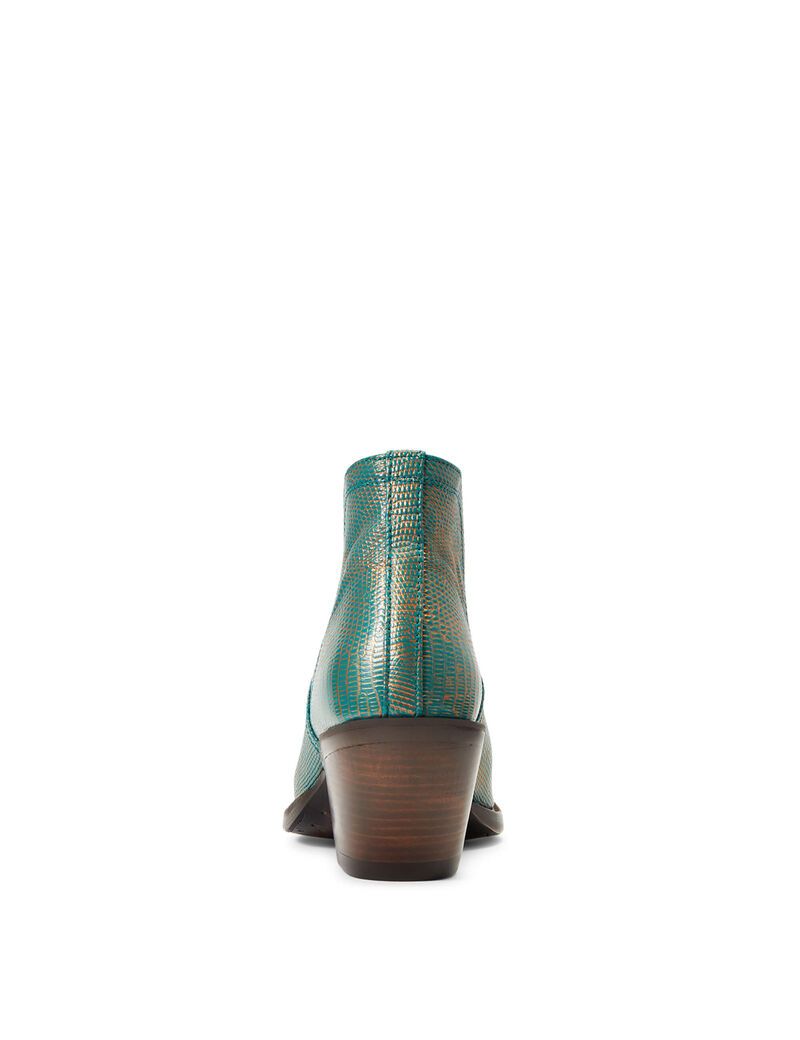 Botines Ariat Dixon Lizard Western Turquesa Metal | ZRP527930